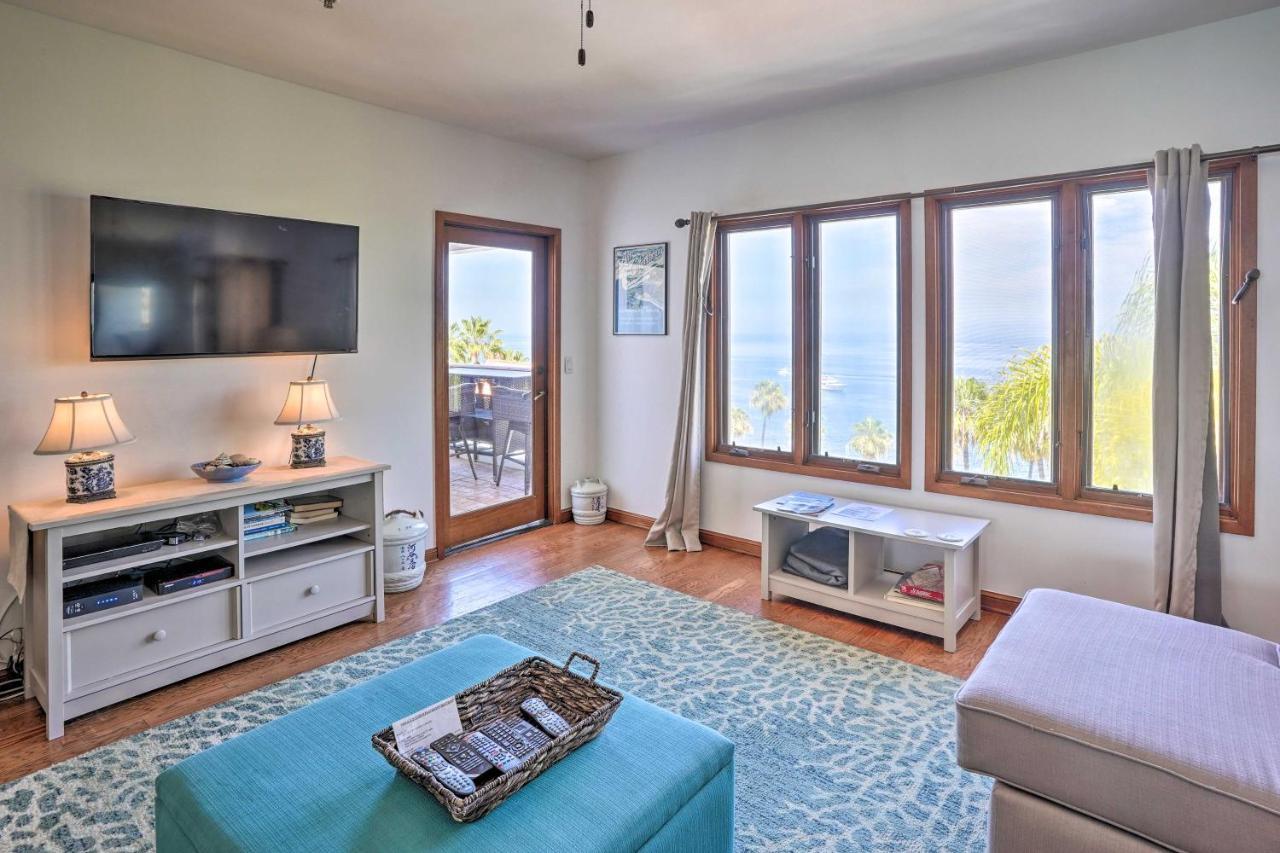 Quiet Avalon Getaway Villa With Ocean View And Balcony エクステリア 写真